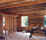 Log Interior Photo Lincoln Log Home